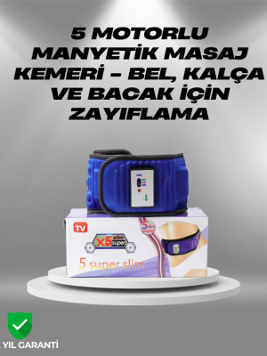 20 Mıknatıslı Gelişmiş Zayıflama Kemeri – Kas Gevşetici ve Selülit Azaltıcı Etki
