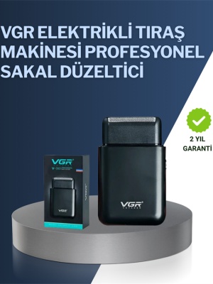 5 W Güçlü USB Şarjlı Sakal Şekillendirici – İki Başlıklı, Su Geçirmez Tasarım