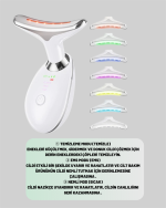 3 Modlu Boyun ve Yüz Bakım Cihazı – EMS, Temizleme, Sıcak Masaj ve Renkli Işık Terapi Özellikli - Görsel 4