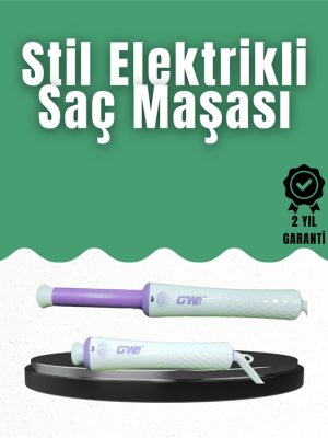 GW Taşınabilir Saç Maşası – 360° Döner Kablo, Negatif İyonlu Seramik Teknoloji