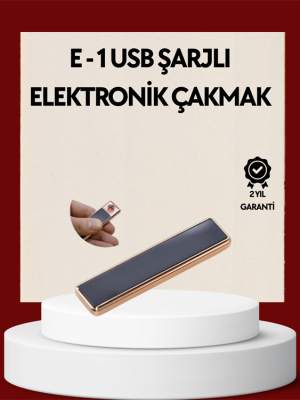 Plazma Ark Teknolojili Elektrikli Çakmak – Dokunmatik, LED Göstergeli, Şarj Edilebilir