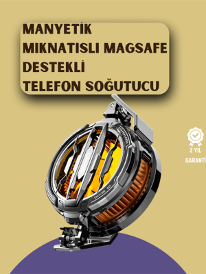 Mobil Oyunlar İçin Serinletici Telefon Fanı | Sessiz Çalışma | Geniş Kıskaçlı Tasarım