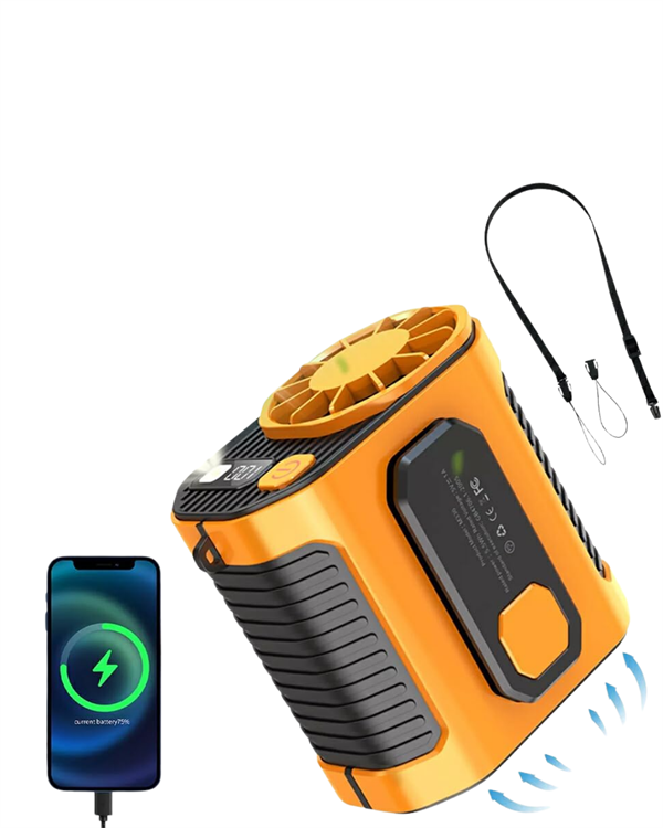 1212089_turbo-mini-fan-dijital-ekranli-sessiz-4af13.png Dijital Göstergeli Turbo Taşınabilir Fan – USB Type-C, 3 Serinlik Modu - Görsel 4