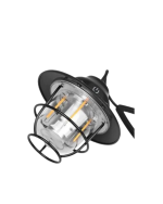 Geometrik Tasarımlı Vintage Kamp Lambası – Type-C Şarj, Ayarlanabilir Parlaklık - Görsel 2