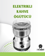 Kahve ve Baharat Değirmeni | Kompakt, Hafif, Hızlı Öğütme, Şeffaf Kapaklı, Kolay Kullanım