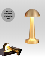 USB Şarjlı Dokunmatik LED Masa Lambası – 3 Renk Modu & Dimmer - Görsel 5