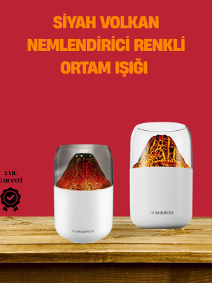 Alev Efektli Ultrasonik Difüzör – Sessiz Çalışma