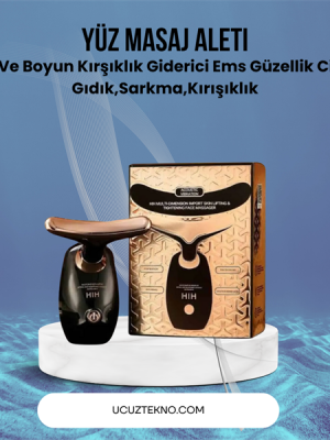 Yüz ve Boyun Masaj Aleti – Yunus Tasarım, Kırışık Görünümü Giderici