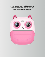 2.4” Ekranlı Mini Kamera – 1080p Kayıt + Mürekkepsiz Yazdırma - Görsel 2