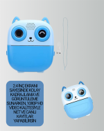 2.4” Ekranlı Mini Kamera – 1080p Kayıt + Mürekkepsiz Yazdırma - Görsel 3