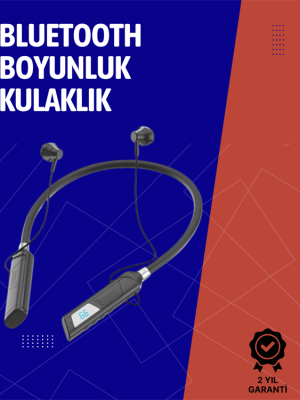Ergonomik Tasarımlı Bluetooth Kulaklık – Gürültü Azaltmalı, Manyetik