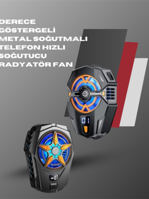 Ergonomik Telefon Soğutucu – 2 Hız Ayarı, Hafif ve Taşınabilir