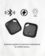 Gelişmiş Konum Takibi Sunan Kompakt Smart Tag | Bluetooth Bağlantısı ve Uzaktan Erişim Özelliğiyle Üstün Performans - Görsel 2