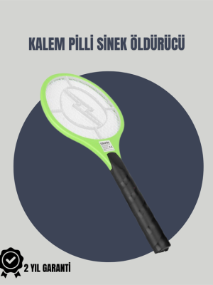 Taşınabilir Elektronik Sinek Swatter – Kimyasal İçermeyen, Ergonomik Tasarım
