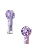 Taşınabilir Şarjlı Su Sisi Püskürtmeli Mini El Fanı – 4 Hız Ayarı, Tip-C Şarjlı, Sessiz Motor - Görsel 3