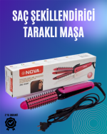 Fön ve Tarama İşlemini Birleştiren Pratik Saç Tarağı