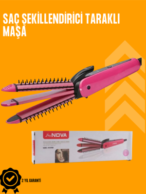 Fön İşlemine Uyumlu Sabitleyici Saç Tarağı