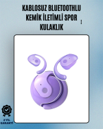 S05 Kablosuz Bluetooth 5.3 Kemik İletimli Spor Kulaklık – IPX4 Suya Dayanıklı, 6 Saat Pil Ömrü - Görsel 2