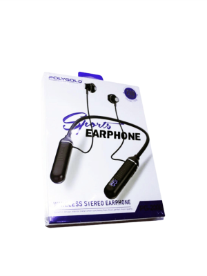 Polygold PG-100 Type-C Şarjlı Bluetooth Kulaklık – Boyun Askılı, Uzun Pil Ömürlü, Mikrofonlu