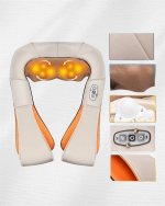 6 Başlıklı Isıtmalı Masaj Cihazı – Tüm Vücut İçin Derin Kas Masajı