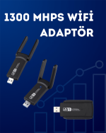 USB WiFi Adaptör – 1200 Mbps Hız - Görsel 2