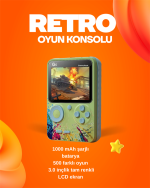 500 Oyun Hafızalı G5 Game Box – Renkli LCD Ekranlı - Görsel 2
