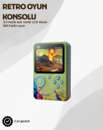 G5 Taşınabilir Retro Oyun Konsolu – Çocuk ve Yetişkinler İçin - Görsel 2