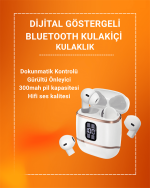 Çift Kulaklıklı Bluetooth Kulaklık – 4 Adet, ANC-ENC, Şarj Kutulu, Dijital Göstergeli - Görsel 2