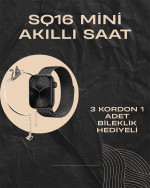 SQ-16 Mini Series 10 Akıllı Saat | Şık ve Hafif Tasarım, 3 Kordon Seçeneği - Görsel 2