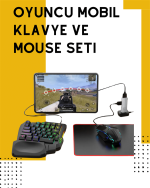 Tak-Çalıştır Mobil Oyun Ekipmanları Seti – Klavye Mouse Dahil - Görsel 2