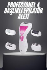 Şarjlı Epilasyon Cihazı Çok Başlıklı Ayak Bakımına Uygun Epilatör Aleti - Görsel 2