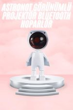 Gün Batımı Lambası Işık Arka Plan Projektör Sevimli Astronot Enerji Tasarruflu - Görsel 2