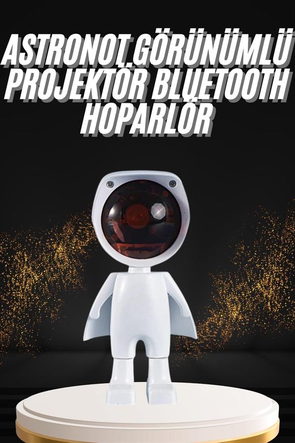 Compressed by jpeg-recompress 180 Derece Dönebilen Astronot Masa ve Gece Lambası Projektör - Görsel 2