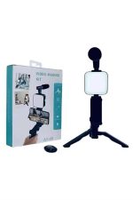 Video Making Kit Telefon Tutucu Vlog Video Mini Led Işıklı - Görsel 4