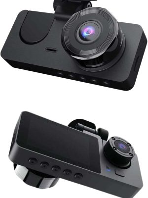 Yol Kayıt Araç Kamerası HD DVR 3 Kameralı 2.0in Ekranlı Ön İç Arka