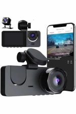 3 Kameralı 2 İnç 1080P Araç İçi Kamera Sürüş Kamerası CarPlay - Görsel 3