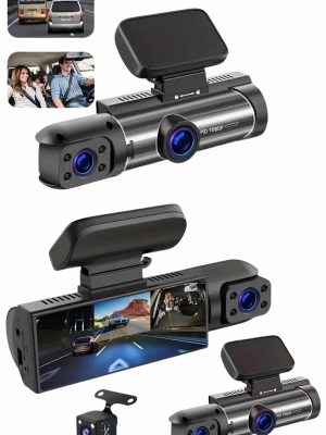 Video ve Fotoğraf Kaydedici Sürüş Kamerası Ön ve Arka Çift Kameralı