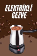 Çelik Kahve Makinesi Cezve 800 Watt Paslanmaz Çelik Türk Kahvesi Makinesi - Görsel 2