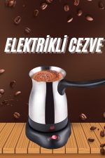 Elektrikli Türk Kahvesi Makinesi Elektrikli Cevze Telveli - Görsel 2