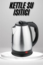 Su Isıtıcı 220 - 240 V Paslanmaz Çelik Kettle Uzun Ömürlü 2000 Watt - Görsel 2
