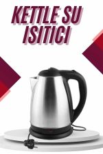 Çelik Su Isıtıcı Kettle Dayanıklı Paslanmaz Çelik Uzun Ömürlü - Görsel 2