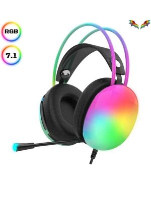 Kablosuz Bluetooth Kulaklık RGB Işıklı Kulak Üstü 5.3 Bluetooth Bağlantılı