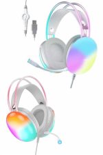 Yeni Nesil Kulak Üstü Kablosuz Uzun Ömürlü RGB Işıklı Bluetooth Kulaklık - Görsel 5