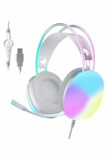 RGB Işıklı Yüksek Ses Kaliteli Kablosuz Kulak Üstü Bluetooth Kulaklık - Görsel 5