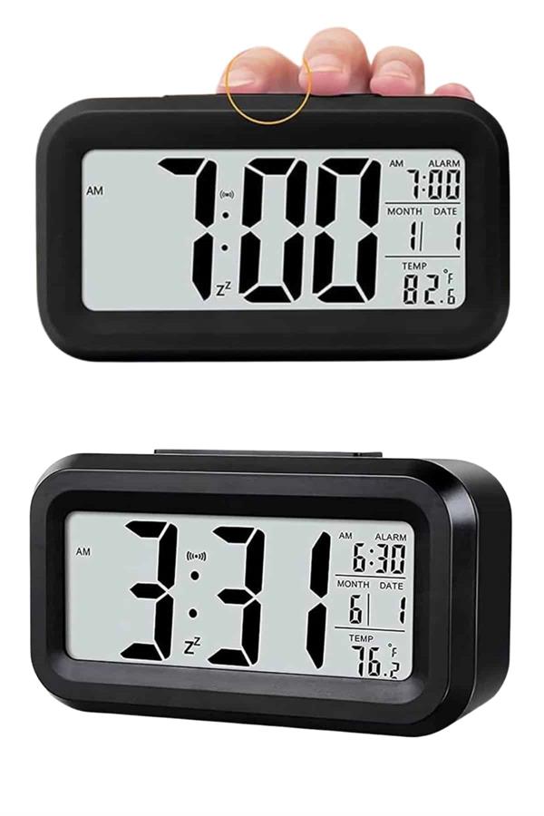 Compressed by jpeg-recompress Gece Dijital Masa Saati Dijital Alarmlı Led Ekran Pilli Çalar Saat - Görsel 3