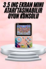 3.5 İnç Klasik Retro LCD Ekran 500 Oyunlu Oyun Konsolu Taşınabilir - Görsel 2