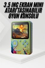Game Box Oyun Konsolu 500 Retro Oyunlu Mini Taşınabilir 3 İnç - Görsel 2