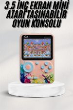 3 İnç Ekran 500 Oyunlu Game Box Mini Taşınabilir Oyun Konsolu - Görsel 2