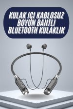 120 Saat Bluetooth Kulaklık Kablolu Boyun Askılı SD Kart Girişli ANC Özellikli - Görsel 2