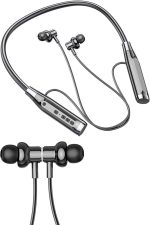 120 Saat Bluetooth Kulaklık Kablolu Boyun Askılı SD Kart Girişli ANC Özellikli - Görsel 4